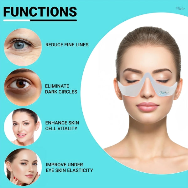 2-Piece Gift Set: Red Light Therapy Glasses + Hyaluronic Acid Serum Bundle