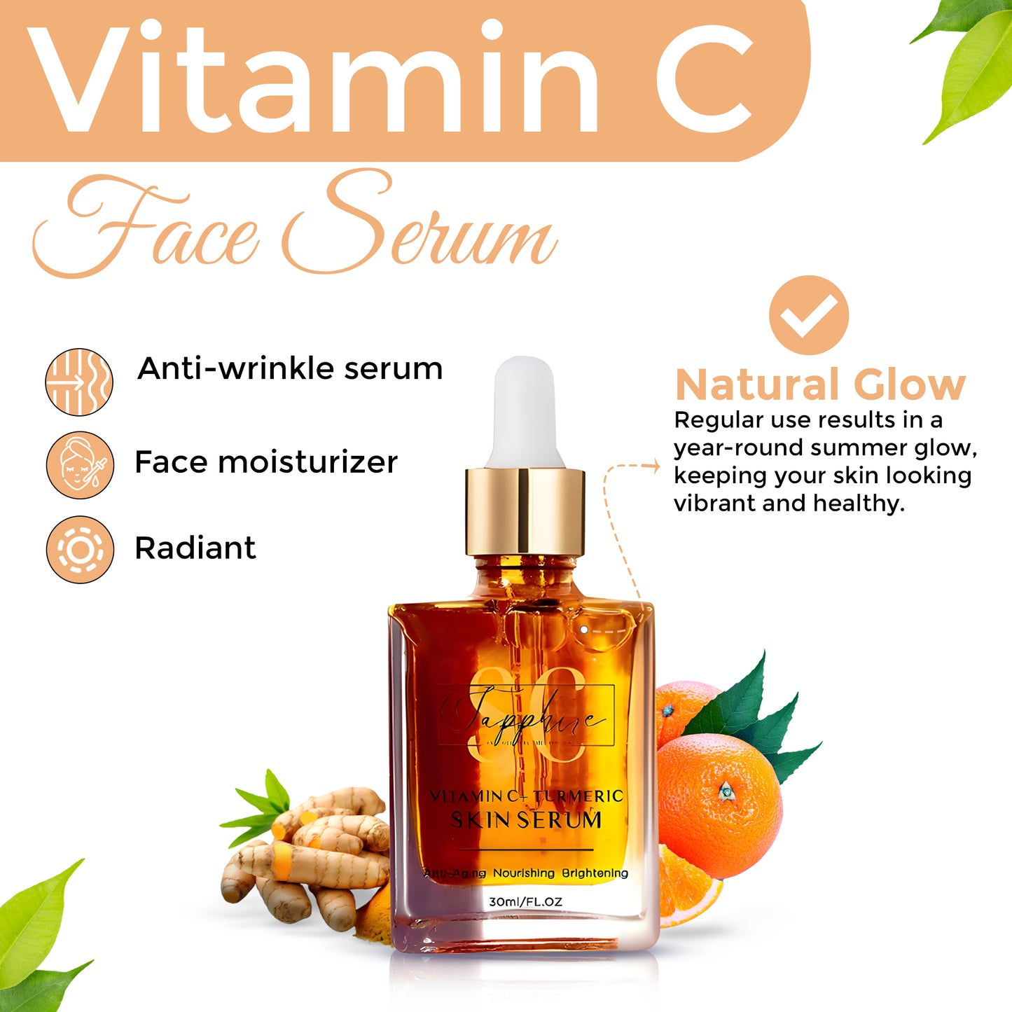 Vitamin C & Turmeric Facial Elixir